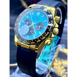 RLX DAYTONA PULSEIRA EMBORRACHADA PRETA COM FUNDO... - GRINGA TOP MIL