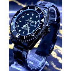 RLX SUBMARINER BATERIA TODO PRETO - rlx5 - GRINGA TOP MIL