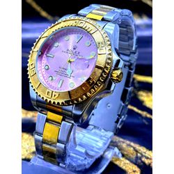 ROLEX MISTO FUNDO ROSA - rlx9 - GRINGA TOP MIL