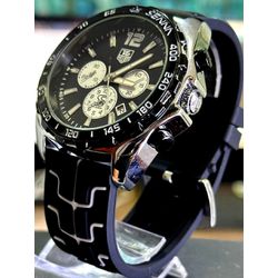 TAG HEUER SENNA LINHA BANHADA PULSEIRA PRETA - tag... - GRINGA TOP MIL