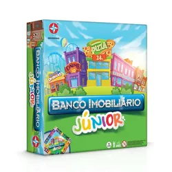 Jogo Banco Imobiliário Júnior - Estrela - Locomotiva Brinquedos