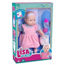 Boneca Lisa Faz Xixi - Locomotiva Brinquedos