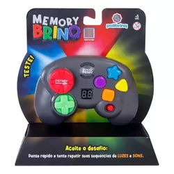 Jogo da Memória Eletrônico Controle Memory Brinq -... - Locomotiva Brinquedos