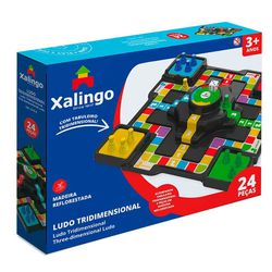 Jogo Ludo Tridimensional - Xalingo - Locomotiva Brinquedos