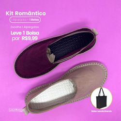 Kit Loco Romantico - 1 Alpargata + 1 Bolsa - Kit00... - LOCOMOTIVE STORE