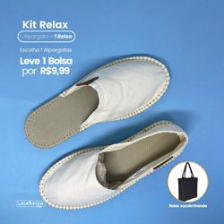Kit Loco Relax - 1 Alpargata + 1 Bolsa - Kit0009-0 - LOCOMOTIVE STORE
