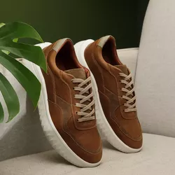 Monaco 37500 Couro Grease Castor Camurça Coyote Gr... - LOGALY ATACADO