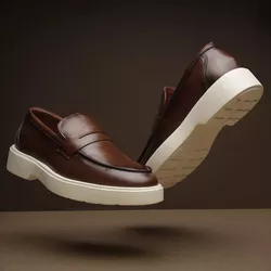 Florida 26004 Couro Grease Café Sola Creme - 26004 - LOGALY ATACADO