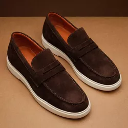 Cayman 28002 Camurça Café Sola Creme - 28002 - LOGALY ATACADO