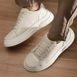 Santiago 30603 Couro Floater Off Sola Gelo Ultra L... - LOGALY ATACADO