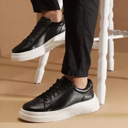 Santiago 30603 Couro floater Preto Sola Gelo Ultra... - LOGALY ATACADO