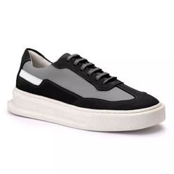 40007 FLY CINZA NOBUCK PRETO FLY BRANCO NEW COLORA... - LOGALY ATACADO