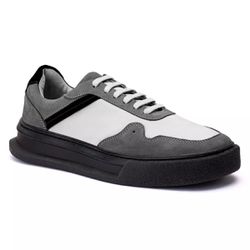 40008 FLY BRANCO NOBUCK GRAFITE NOBUCK PRETO NEW C... - LOGALY ATACADO