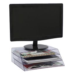 Suporte Organizador Triplo Home Office para Mesa e... - Lojas Angelo