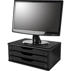 Gaveteiro de Mesa Suporte para Monitor 3 Gavetas M... - Lojas Angelo