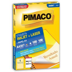 Etiqueta Inkjet Laser A4 A4367 100 Folhas 288.5 x ... - Lojas Angelo