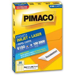 Etiqueta Carta Inkjet Laser 6180 100 Folhas 25.4 x... - Lojas Angelo
