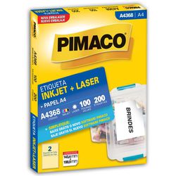 Etiqueta A4 Inkjet Laser A4368 100 Folhas 143.4 x ... - Lojas Angelo