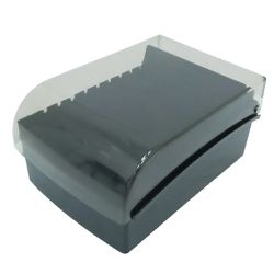 Fichário de Mesa 6x9 com Tampa para Fichas Pautada... - Lojas Angelo