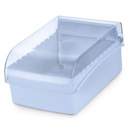 Fichário de Mesa 5x8 com Tampa para Fichas Pautada... - Lojas Angelo