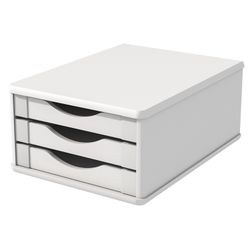 Gaveteiro de Mesa 3 Gavetas Madeira Mdf - Branco -... - Lojas Angelo