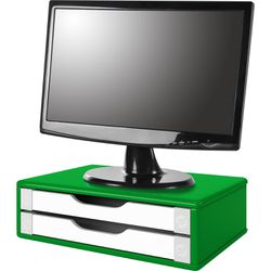 Suporte para Monitor Gaveteiro de Mesa 2 Gavetas M... - Lojas Angelo