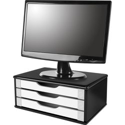 Gaveteiro de Mesa Suporte para Monitor 3 Gavetas M... - Lojas Angelo