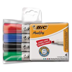 Caneta Pincel Para Quadro Branco Bic Marking Fashi... - Lojas Angelo