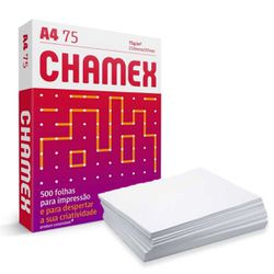 Papel Sulfite A4 Chamex 75 g Pacote com 500 fls. -... - Lojas Angelo