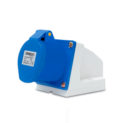 Tomadas Sobrepor 3P+T 16A 9H Azul OMG-4009 - Loja Caravelas