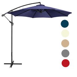 Ombrelone Lateral 3M para Piscina, Jardim e Área Gourmet