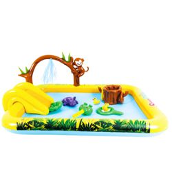 Piscina Inflável Playground Bichinhos Ômega - Loja Caravelas