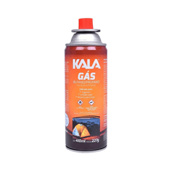 Cartucho Refil Gás Butano/Propano 410ml 227G Kala - Loja Caravelas