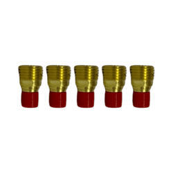 Kit 5 Difusor Gás Lens Leve 2,40mm 45V44 - TIG 12 ... - Loja Caravelas