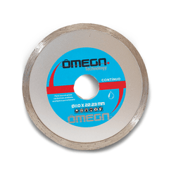 Disco Diamantado Contínuo 110x22,23mm Ômega - Loja Caravelas