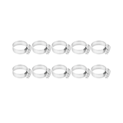 Kit 10 Abraçadeira Metal para Mangueira 1/2