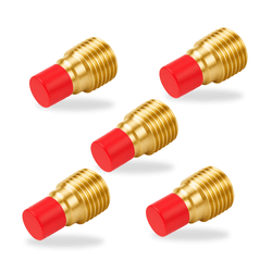 5Pcs Difusor Gás Lens Leve 3,25mm 45V45 - TIG 12 - Loja Caravelas