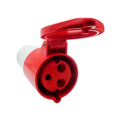 Tomada Acoplamento 3P+T 32A Vermelho 9H 380/415V O... - Loja Caravelas