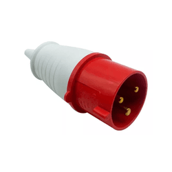Plug Industrial 2p+t 32A Vermelho 9h 380/415V OMG ... - Loja Caravelas