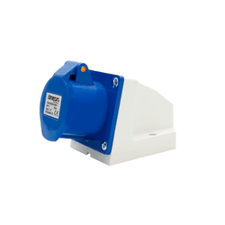 Tomada Sobrepor Azul 2p+t 32a 6H 220/250v OMG-3206 - Loja Caravelas