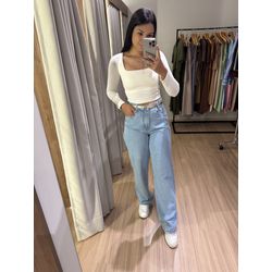 CROPPED POLIAMIDA OFF - 648110 - LOJA DAMAS