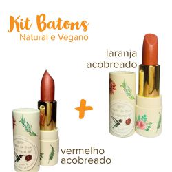 Kit Batom Natural Vegano Acobreado
