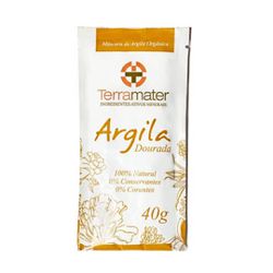 Máscara de Argila Dourada Orgânica Terramater 40g ... - Caule eco.lógicos