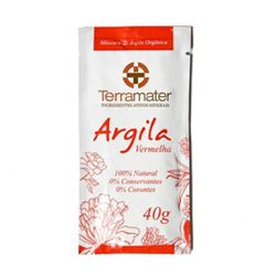 Máscara de Argila Vermelha Orgânica Terramater - L... - Caule eco.lógicos