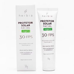 Protetor Solar Natural Vegano Pele Seca - FPS 30 H... - Caule eco.lógicos