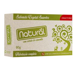 Sabonete Natural com Camomila 80 g - Natural - SUA... - Caule eco.lógicos