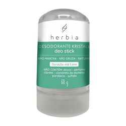 Desodorante Cristal em Pedra - Sem Perfume - Herbi... - Caule eco.lógicos