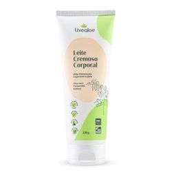 Leite Cremoso Corporal Hidratante Livealoe 230g - ... - Caule eco.lógicos