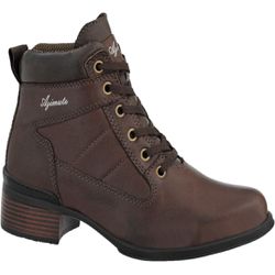 Bota Feminina Cano Curto Azimute Brasil Modelo 300 Confort Café - 300ConfortCaf... - Loja Azimute Brasil