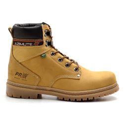  Bota Adventure Azimute Brasil Pedra Couro Solado Antiderrapante - Pedra mostard - Loja Azimute Brasil